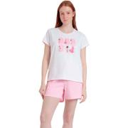 Pyjama's / nachthemden Admas Pyjamashort t-shirt She Just Shines Barbi...