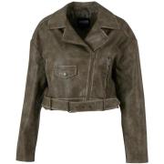 Leren Jas Urban Classics Veste en cuir vintage femme