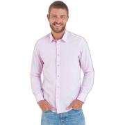 Overhemd Lange Mouw Camberabero Chemise manches longue unie coton lin