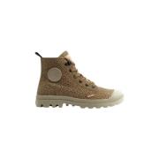 Enkellaarzen Palladium PAMPA HI ZIP WL 268-DEAR BRWN AOP SAFARI 95982