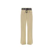 Broek Prada Broek met wijde pijpen en ceintuur P230IKS stijl