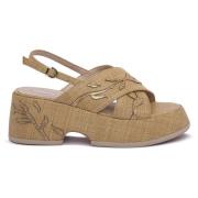 Sandalen Jeannot RAFIA ECRU