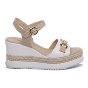 Sandalen NeroGiardini NERO GIARDINI 707 LOIRA BIANCO