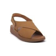 Sandalen Frau NABUK CARAMEL