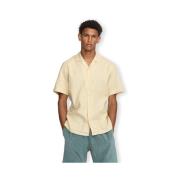 Overhemd Lange Mouw Rvlt Revolution Cuban Shirt - Offwhite