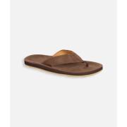 Teenslippers Oxbow Gegoten leren slippers VISKO