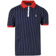 T-shirt Fila BB1 Classic Striped Polo Shirt Navy/ Red