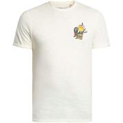 T-shirt Korte Mouw Schott Vintage T-shirt met borstprint