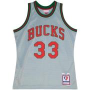 Onderhemden Mitchell And Ness Maillot Milwaukee Bucks Kareem Abdul-Jab...