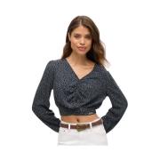 Blouse Superdry Blouse noué sur le devant femme Vintage