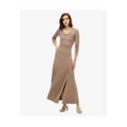 Jurk Superdry Robe mi-longue semi-boutonnée femme