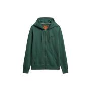 Sweater Superdry Sweatshirt à capuche délavé zippé à logo Essential