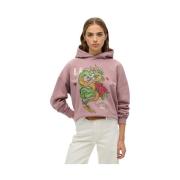 Sweater Superdry Sweatshirt à capuche femme Neo Trad Tattoo