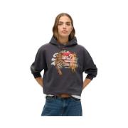 Sweater Superdry Sweatshirt à capuche femme Tokyo Vintage Logo