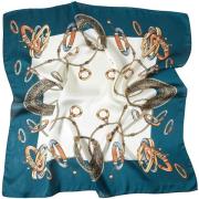 Sjaal Alberto Cabale Kleine zijden vierkant Multi-ringen Cléo