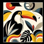 Sjaal Alberto Cabale Grote zijden sjaal Pelican Zoé