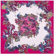 Sjaal Alberto Cabale Grote zijden sjaal Pink Zoé