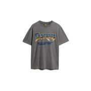 T-shirt Korte Mouw Superdry T-shirt oversize à motif femme Rock Band 7...