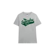 T-shirt Korte Mouw Superdry T-shirt Flyers Script
