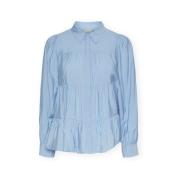Blouse Y.a.s YAS Noos Pala Shirt - Kentucky Blue