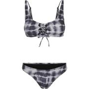 Bikini Urban Classics Bikini femme lace up tie dye