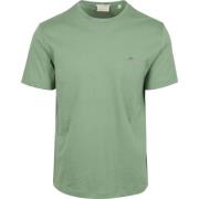 T-shirt Gant T-shirt Shield Logo Groen