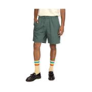 Korte Broek Rvlt Revolution RVLT Linen Shorts - Dustgreen