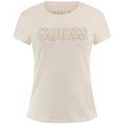 T-shirt Korte Mouw Guess T-shirt logo en cheveux de poney femme R5