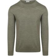 Sweater Profuomo Pullover Merinowol Groen