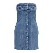 Jurk Only 15302226 JASMINE-MEDIUM BLUE DENIM