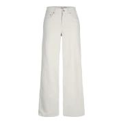 Broek JJXX 12217215 GELLY WIDE-BONW WHITE