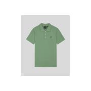 T-shirt Lyle &amp; Scott SP400VOG POLO-X576 SMOKE GREEN