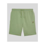 Korte Broek Lyle &amp; Scott ML414VOG SWEAT SHORT-X576 SMOKE GREEN