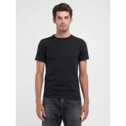 T-shirt Replay M6947 .000.23352P COMPACT JERSEY-098 BLACK