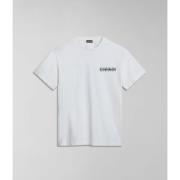 T-shirt Napapijri S-MARTRE NP0A4HQB-NR21 NATURAL SAND