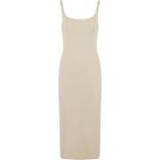 Jurk Urban Classics Robe longue en jersey de coton femme Basic