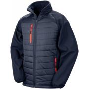 Donsjas Result Doudoune recyclée Softshell Black Compass Softshell