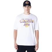 T-shirt Korte Mouw New-Era T-shirt Oversize Los Angeles Lakers Graphic