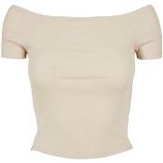 T-shirt Urban Classics T-shirt à épaules dénudées femme