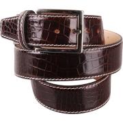 Riem Suitable Leren Riem Croco Bruin G70