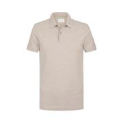T-shirt Profuomo Piqué Poloshirt Beige