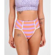 Bikini Oxbow Gestreepte surf hoge taille BERRY