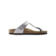 Sandalen BIRKENSTOCK Gizeh Birko-Flor Regular - Silver