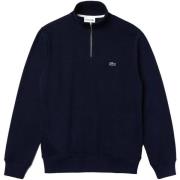 Sweater Lacoste Zip-Up High Neck Interlock Sweatshirt Navy Blue