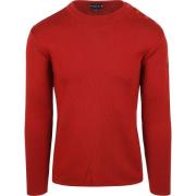 Sweater Armor Lux Marin Goulenez Trui Merinowol Rood