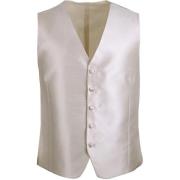 Gilet Suitable Trouwgilet Ecru Carre