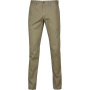 Broek Suitable Chino Sartre Donkergroen