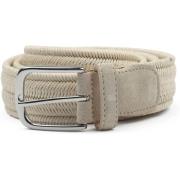 Riem Profuomo Waxed Geweven Riem Ecru