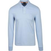 Sweater BOSS Passerby Polo Licht blauw