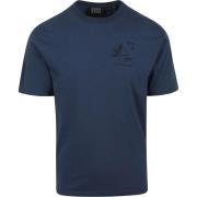 T-shirt Korte Mouw Scotch &amp; Soda T-Shirt Navy Print